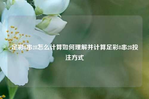 足彩8串28怎么计算如何理解并计算足彩8串28投注方式